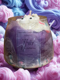 Fluffy Unicorn Dessert Candle