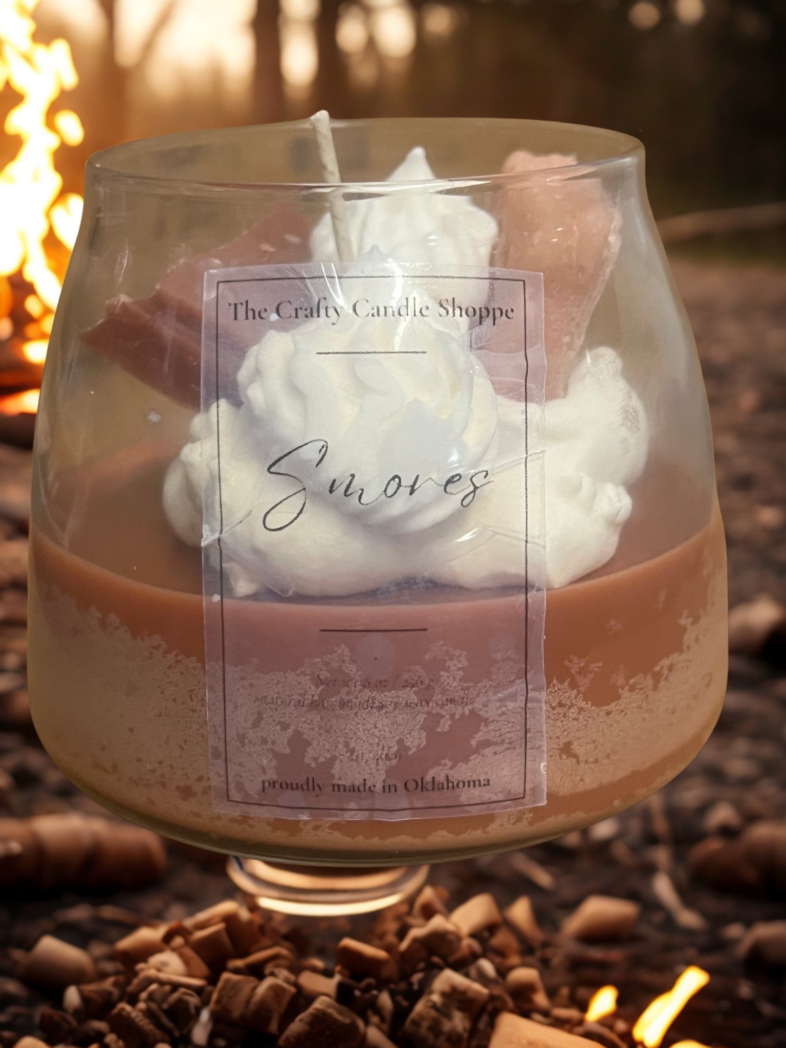 S'mores Dessert Candle