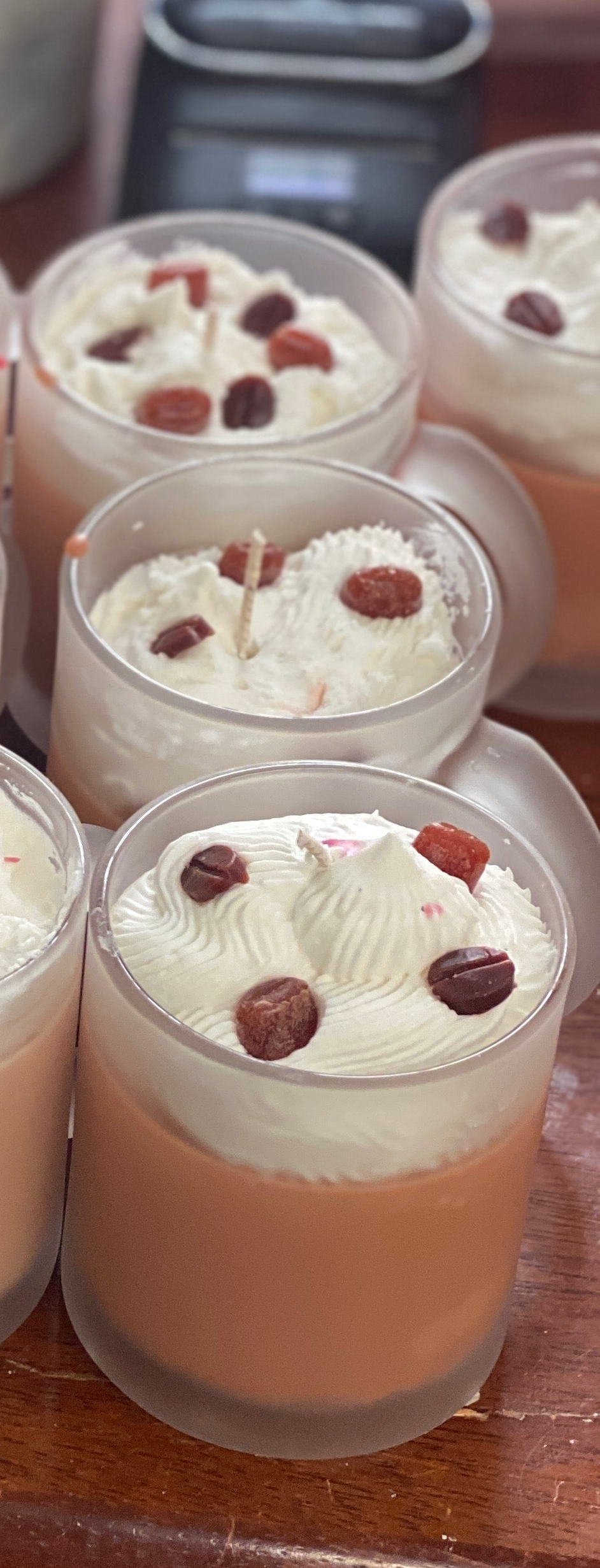 Coffee Latte' Dessert Candle