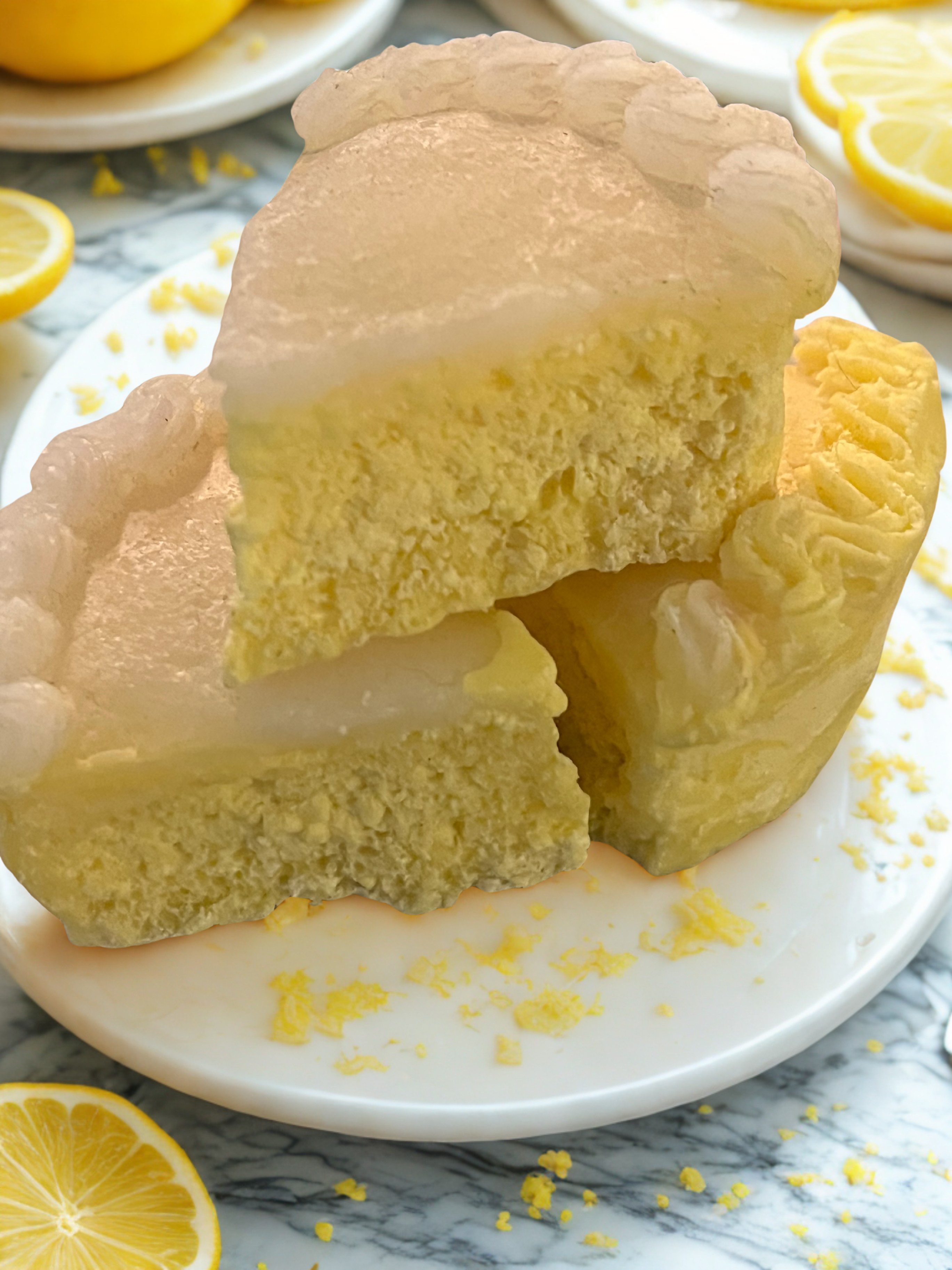 Lemon Cake Wedges